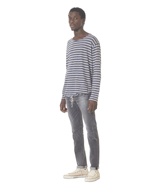 Sandinista(サンディニスタ)の「B.C. Black Stretch Damaged Denim Pants - Skinny / ダメージストレッチブラックデニムパンツ - スキニー(デニムパンツ・メンズ・ブラック・32inch/30inch/28inch/34inch)」の12枚目の写真