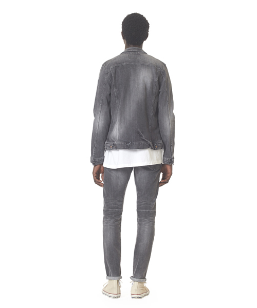 Sandinista(サンディニスタ)の「B.C. Black Stretch Damaged Denim Pants - Skinny / ダメージストレッチブラックデニムパンツ - スキニー(デニムパンツ・メンズ・ブラック・32inch/30inch/28inch/34inch)」の8枚目の写真