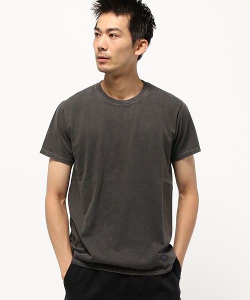MYSELF ABAHOUSE(マイセルフアバハウス)の「【FRUIT OF THE LOOM別注】ピグメントMワッペンTシャツ | フルーツ オブ ザ ルーム×マイセルフ(Tシャツ/カットソー・メンズ・ブラック/ホワイト/ピンク/イエロー/パープル・MEDIUM/LARGE)」の13枚目の写真