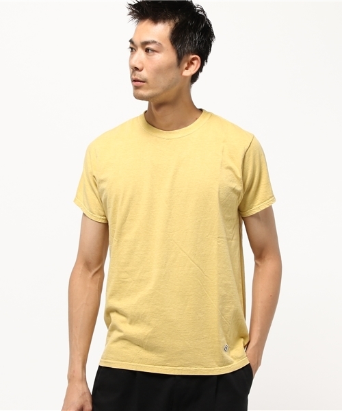 MYSELF ABAHOUSE(マイセルフアバハウス)の「【FRUIT OF THE LOOM別注】ピグメントMワッペンTシャツ | フルーツ オブ ザ ルーム×マイセルフ(Tシャツ/カットソー・メンズ・ブラック/ホワイト/ピンク/イエロー/パープル・MEDIUM/LARGE)」の15枚目の写真