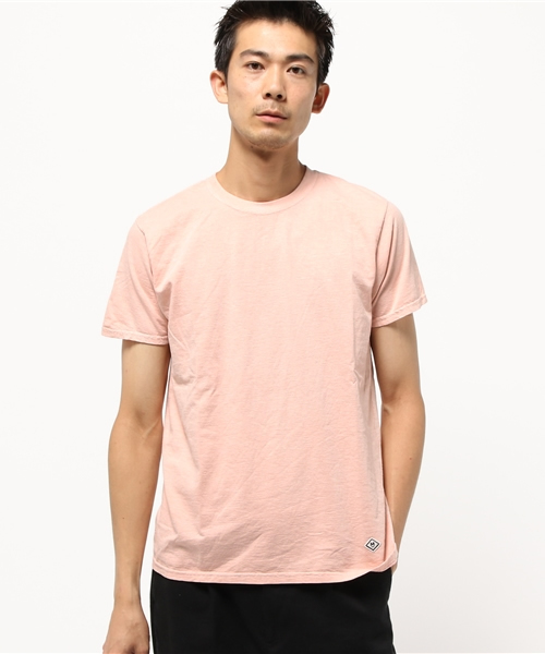 MYSELF ABAHOUSE(マイセルフアバハウス)の「【FRUIT OF THE LOOM別注】ピグメントMワッペンTシャツ | フルーツ オブ ザ ルーム×マイセルフ(Tシャツ/カットソー・メンズ・ブラック/ホワイト/ピンク/イエロー/パープル・MEDIUM/LARGE)」の16枚目の写真