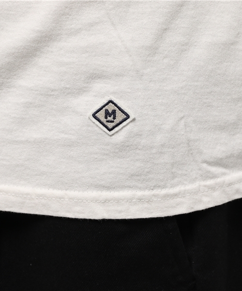 MYSELF ABAHOUSE(マイセルフアバハウス)の「【FRUIT OF THE LOOM別注】ピグメントMワッペンTシャツ | フルーツ オブ ザ ルーム×マイセルフ(Tシャツ/カットソー・メンズ・ブラック/ホワイト/ピンク/イエロー/パープル・MEDIUM/LARGE)」の10枚目の写真