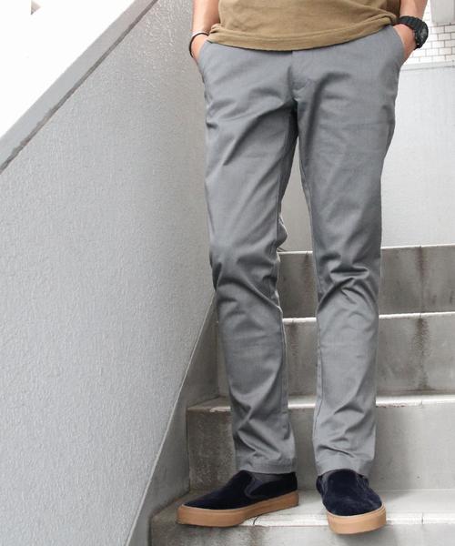 coen（コーエン）の「TCストレッチトラウザーパンツ（その他パンツ・メンズ・グレー/ブラック・X-LARGE/MEDIUM/SMALL/LARGE）」の4枚目の写真