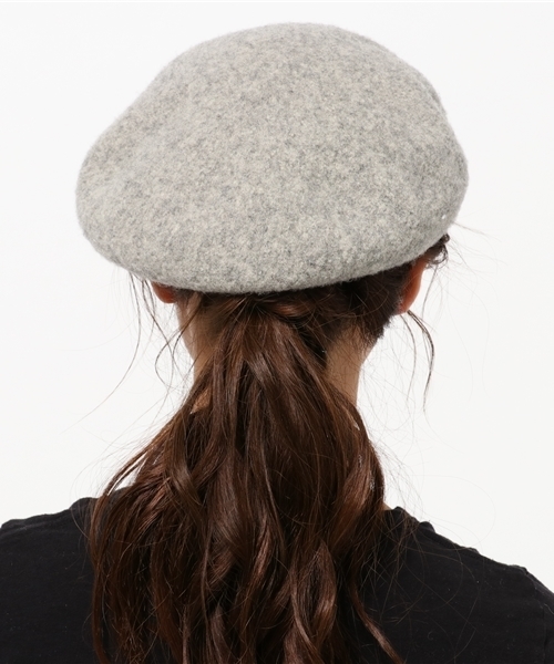 MOUSSY（マウジー）の「WOOL BERET（キャップ・レディース・ブラウン/グレー/ボルドー/ブラック・FREE）」の6枚目の写真