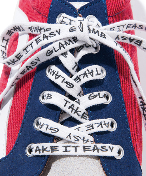 glamb（グラム）の「Helly sneakers（スニーカー・メンズ・ホワイト/レッド/ブラック/ブルー・4/3/1/2）」の9枚目の写真