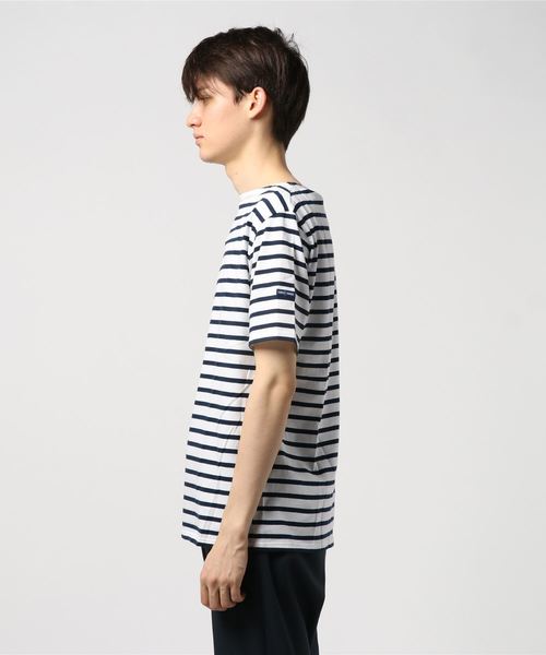 SAINT JAMES（セントジェームス）の「[セント・ジェームス] BC SAINT JAMES PIRIAC ボーダー 17 Tシャツ ◆（Tシャツ/カットソー・メンズ・レッド/ブラック/ホワイト・MEDIUM/X-SMALL/SMALL）」の4枚目の写真