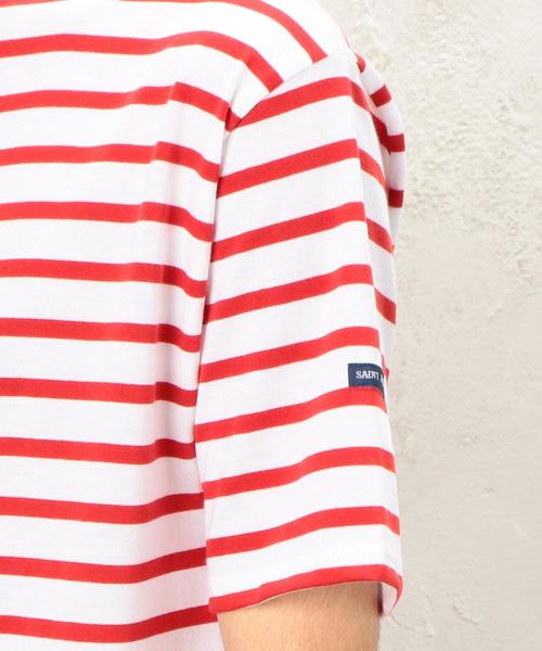 SAINT JAMES（セントジェームス）の「[セント・ジェームス] BC SAINT JAMES PIRIAC ボーダー 17 Tシャツ ◆（Tシャツ/カットソー・メンズ・レッド/ブラック/ホワイト・MEDIUM/X-SMALL/SMALL）」の15枚目の写真