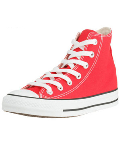 CONVERSE(コンバース)の「CANVAS ALL STAR HI(スニーカー・レディース・ホワイト/ホワイト系その他/レッド/ブラック・24/23.5/23/24.5/27/26.5/27.5)」の4枚目の写真