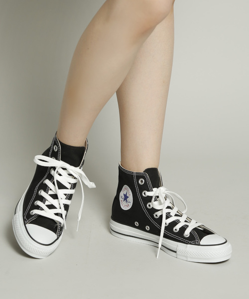 CONVERSE(コンバース)の「CANVAS ALL STAR HI(スニーカー・レディース・ホワイト/ホワイト系その他/レッド/ブラック・24/23.5/23/24.5/27/26.5/27.5)」の7枚目の写真