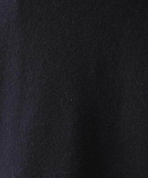 coen（コーエン）の「【WEB限定・復刻】ボリュームスリーブVネックプルオーバーニット（ニット/セーター・レディース・ライトグレー/ネイビー・FREE）」の8枚目の写真