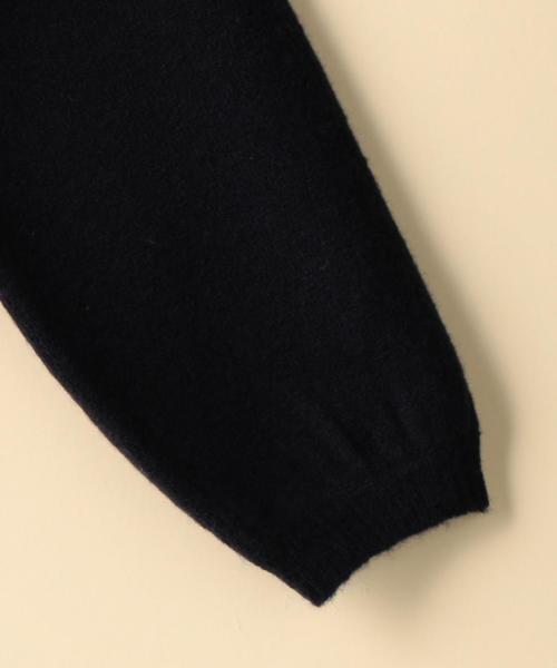 coen（コーエン）の「【WEB限定・復刻】ボリュームスリーブVネックプルオーバーニット（ニット/セーター・レディース・ライトグレー/ネイビー・FREE）」の21枚目の写真