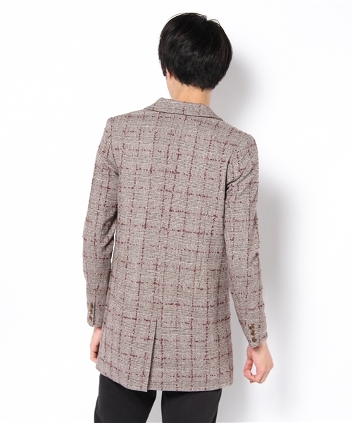 603（ロクマルサン）の「603 グレンチェックコクーンジャケット（その他アウター・メンズ・ブラウン・FREE）」の3枚目の写真