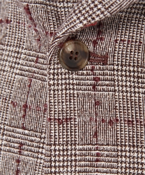 603（ロクマルサン）の「603 グレンチェックコクーンジャケット（その他アウター・メンズ・ブラウン・FREE）」の6枚目の写真