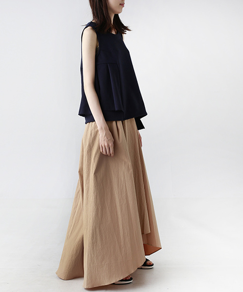 AVIE（アビィ）の「フレアボリュームスカート（スカート・レディース・ブラック/ベージュ/トップグレー・38）」の7枚目の写真