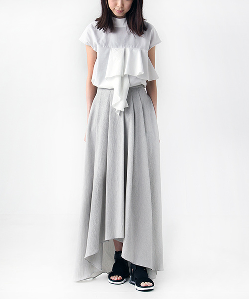 AVIE（アビィ）の「フレアボリュームスカート（スカート・レディース・ブラック/ベージュ/トップグレー・38）」の13枚目の写真