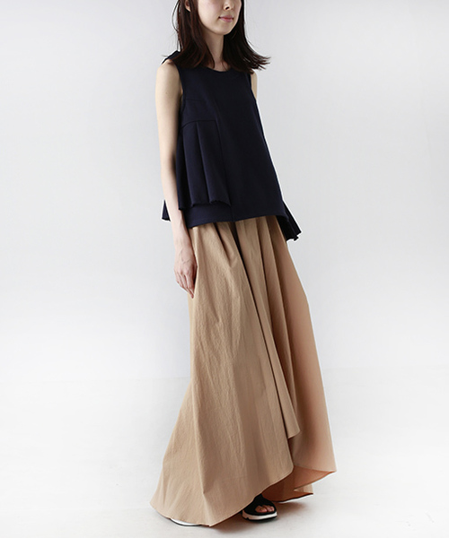 AVIE（アビィ）の「フレアボリュームスカート（スカート・レディース・ブラック/ベージュ/トップグレー・38）」の14枚目の写真
