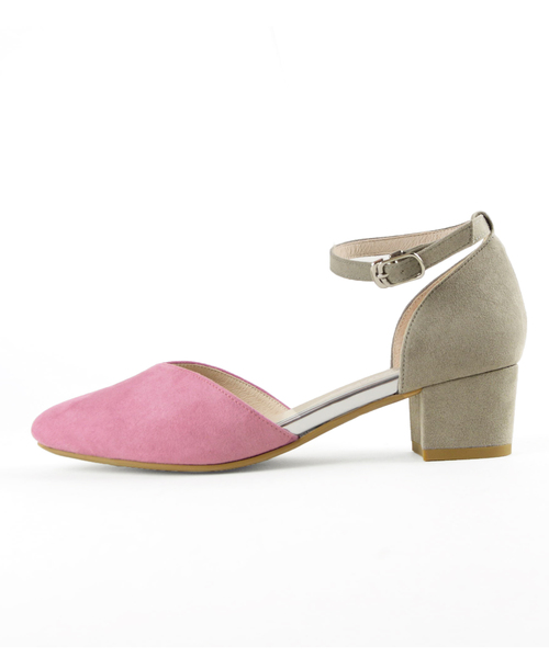 ORiental TRaffic(オリエンタルトラフィック)の「春夏★バイカラーセパレートパンプス★8101(パンプス・レディース・イエロー/ピンク/ブルー/グレー・35/38/39/37/41/42/34/40/36/43/33)」の16枚目の写真