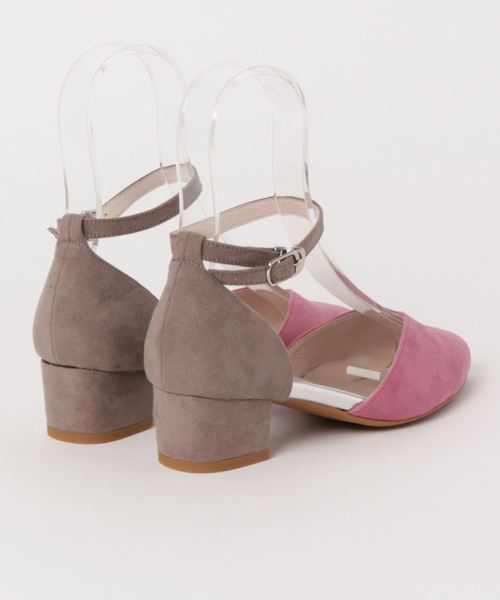 ORiental TRaffic(オリエンタルトラフィック)の「春夏★バイカラーセパレートパンプス★8101(パンプス・レディース・イエロー/ピンク/ブルー/グレー・35/38/39/37/41/42/34/40/36/43/33)」の6枚目の写真