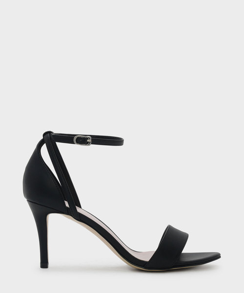 CHARLES & KEITH(チャールズ & キース)の「アンクルストラップサンダル / ANKLE STRAP SANDALS(パンプス・レディース・レッドパープル/ブラウン/ブラック・22.5cm/23.5cm/24.5cm/25cm/23cm/25.5cm)」の1枚目の写真