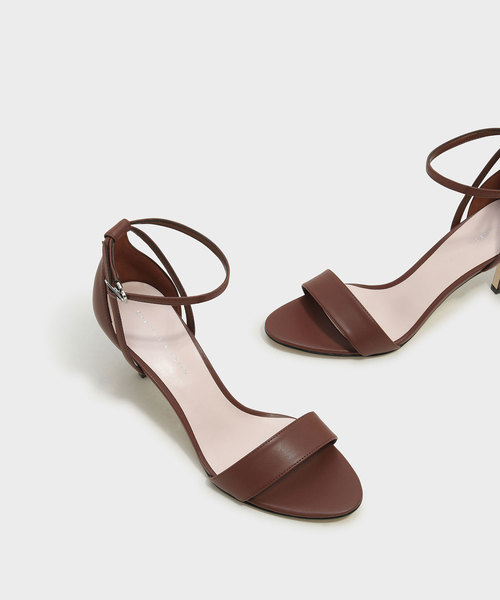 CHARLES & KEITH(チャールズ & キース)の「アンクルストラップサンダル / ANKLE STRAP SANDALS(パンプス・レディース・レッドパープル/ブラウン/ブラック・22.5cm/23.5cm/24.5cm/25cm/23cm/25.5cm)」の9枚目の写真