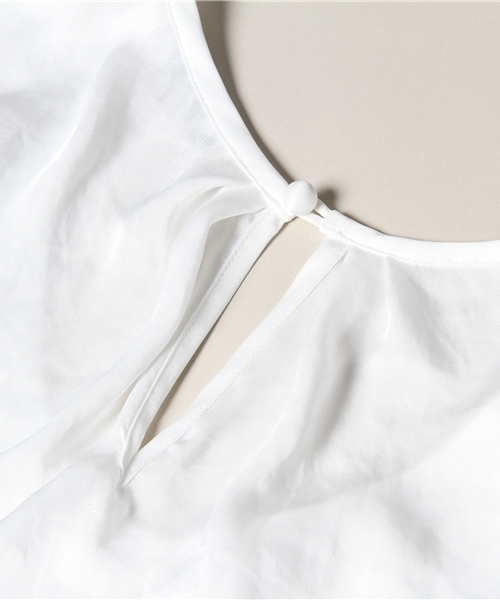 JENEVIEVE（ジュヌヴィエーヴ）の「ピュアドットタンク（タンクトップ・レディース・ホワイト・1）」の2枚目の写真