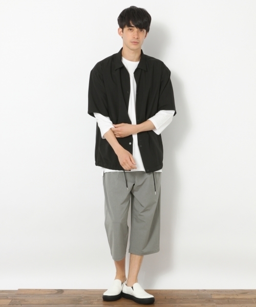 RAGEBLUE(レイジブルー)の「コーチシャツ5分袖/794203(シャツ/ブラウス・メンズ・グレー/ベージュ/ブラック/ブルー/ライトブルー/ブルー系その他・LARGE/MEDIUM/SMALL)」の7枚目の写真