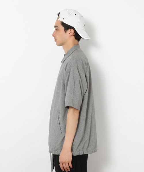 RAGEBLUE(レイジブルー)の「コーチシャツ5分袖/794203(シャツ/ブラウス・メンズ・グレー/ベージュ/ブラック/ブルー/ライトブルー/ブルー系その他・LARGE/MEDIUM/SMALL)」の9枚目の写真