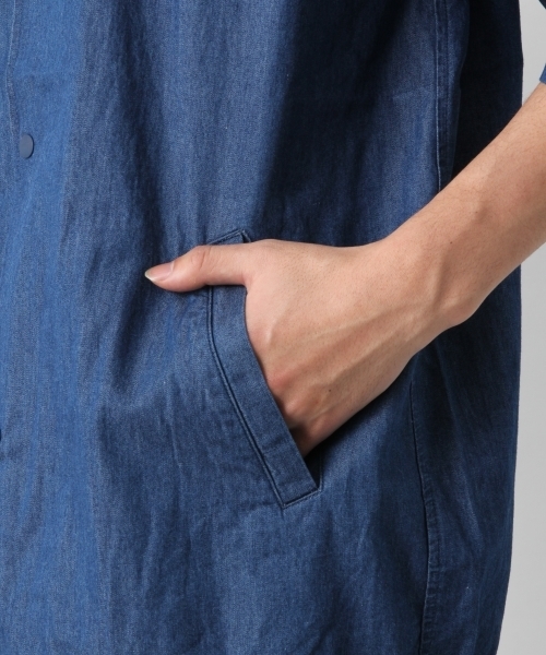 RAGEBLUE(レイジブルー)の「コーチシャツ5分袖/794203(シャツ/ブラウス・メンズ・グレー/ベージュ/ブラック/ブルー/ライトブルー/ブルー系その他・LARGE/MEDIUM/SMALL)」の21枚目の写真