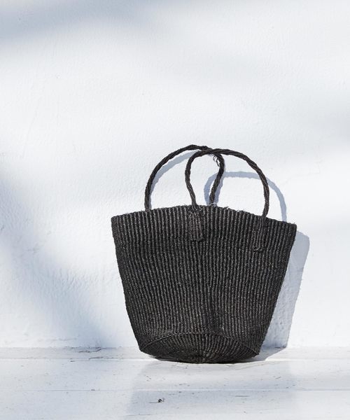 CIAOPANIC（チャオパニック）の「サイザルミニバッグ（トートバッグ・レディース・ブラック/ダークブラウン/グレー/ターコイズブルー/オレンジ/その他13・FREE）」の2枚目の写真