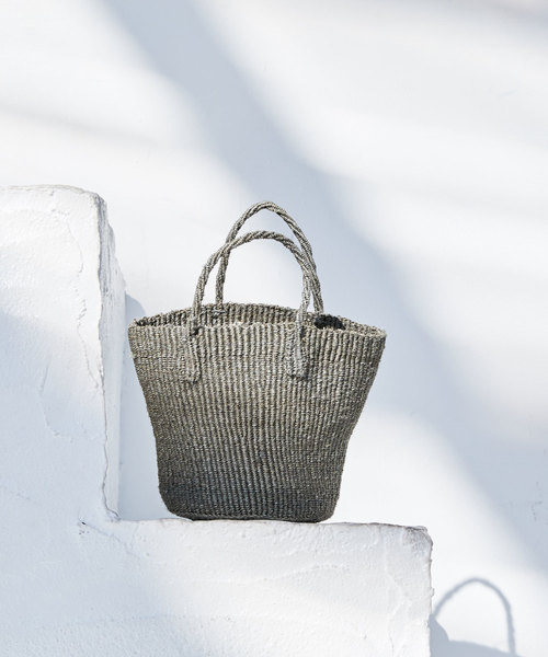 CIAOPANIC（チャオパニック）の「サイザルミニバッグ（トートバッグ・レディース・ブラック/ダークブラウン/グレー/ターコイズブルー/オレンジ/その他13・FREE）」の10枚目の写真