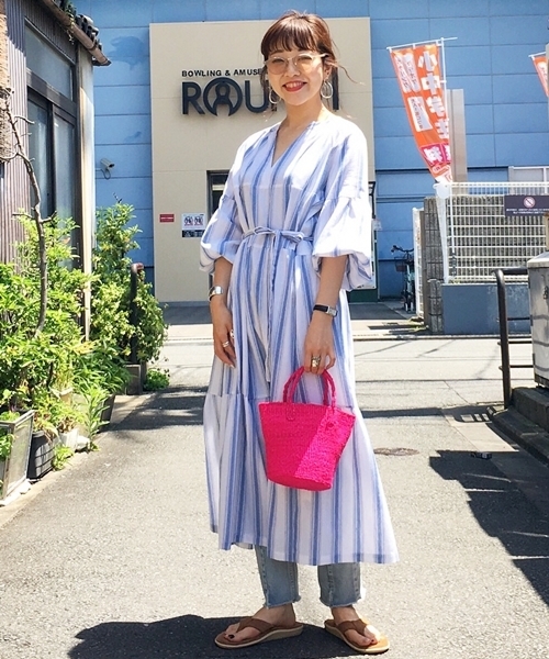 CIAOPANIC（チャオパニック）の「サイザルミニバッグ（トートバッグ・レディース・ブラック/ダークブラウン/グレー/ターコイズブルー/オレンジ/その他13・FREE）」の16枚目の写真