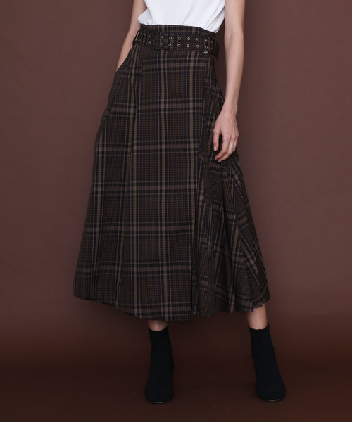 UNITED TOKYO（ユナイテッドトウキョウ）の「チェックアシメプリーツ