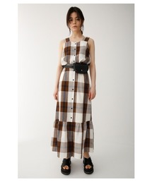 MOUSSY | FRONT BUTTON OVER CHECK SKIRT(スカート)