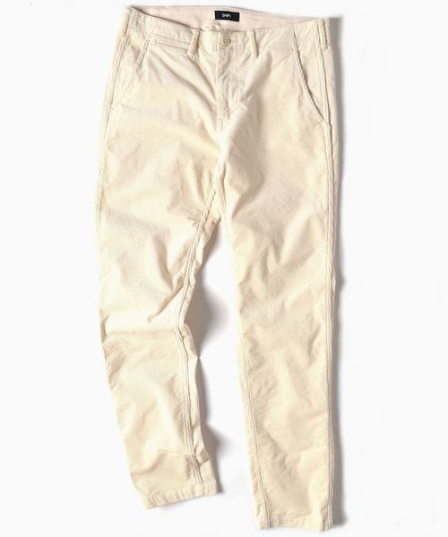 SHIPS（シップス）の「SC: カラー コーデュロイ テーパード チノパンツ□（チノパンツ・メンズ・オフホワイト/ブラウン/オリーブ/ネイビー・29inch/30inch/31inch/32inch/33inch/34inch）」の2枚目の写真