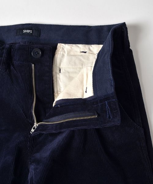 SHIPS（シップス）の「SC: カラー コーデュロイ テーパード チノパンツ□（チノパンツ・メンズ・オフホワイト/ブラウン/オリーブ/ネイビー・29inch/30inch/31inch/32inch/33inch/34inch）」の10枚目の写真