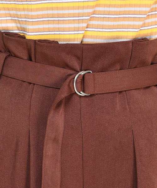 natural couture(ナチュラルクチュール)の「Dかんベルト付タックワイド(その他パンツ・レディース・ブラック/レンガ/ベージュ・FREE)」の16枚目の写真