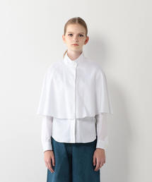 シャツ/ブラウス(長袖/七分) steven alan - stevenalan COTTON OX CAPE SHIRT Steven Alan（スティーブンアラン）の「＜Steven Alan＞COTTON