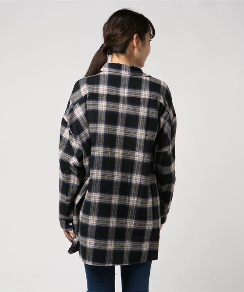 SpRay(スプレイ)の「ネルチェックBIGシャツ(シャツ/ブラウス・レディース・ブラウン/レッド/イエロー/ブラック×ホワイト/ブラック系その他・FREE)」の11枚目の写真