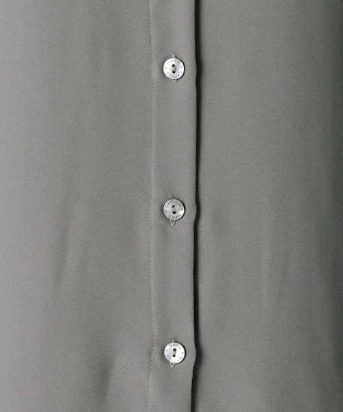 NARACAMICIE（ナラカミーチェ）の「ジョーセットリボン付長袖シャツ（シャツ/ブラウス・レディース・ネイビー/グレー・SMALL/LARGE/MEDIUM）」の11枚目の写真