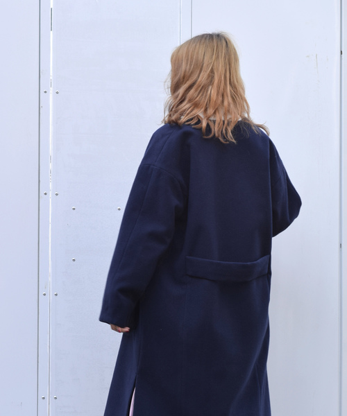 w closet（ダブルクローゼット）の「エコウールノーカラーファー