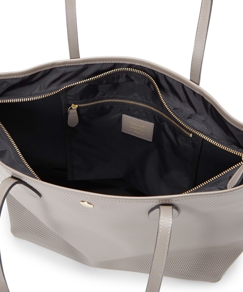 Breath TOPKAPI（ブレストプカピ）の「【TOPKAPI BREATH】RHOMBUS[ロンバス]A4トートバッグ【日本製】（トートバッグ・レディース・クリーム/キャメル/グレイッシュベージュ/ブラウン/カーキ/グレー/ホワイト/ブラック・FREE）」の10枚目の写真