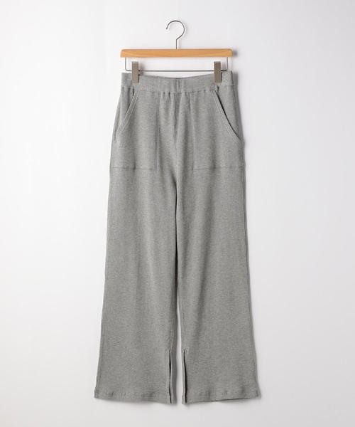 green label relaxing(グリーンレーベルリラクシング)の「NFC ワッフル イージー パンツ ◆(その他パンツ・レディース・ライトグレー/ブラック/ブラウン・FREE)」の5枚目の写真