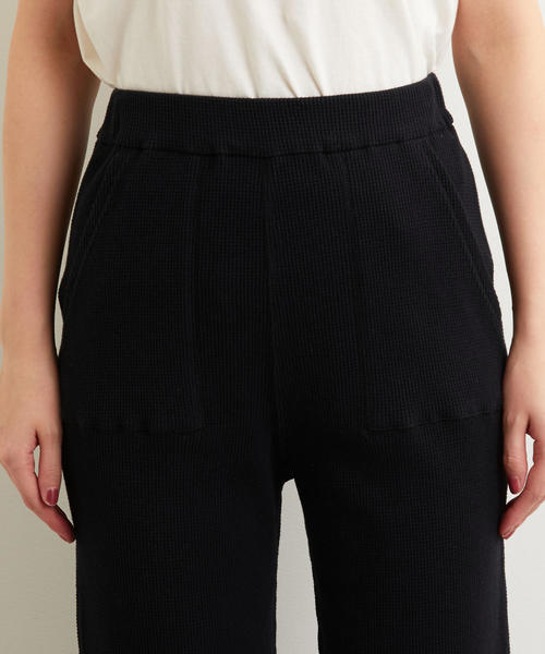 green label relaxing(グリーンレーベルリラクシング)の「NFC ワッフル イージー パンツ ◆(その他パンツ・レディース・ライトグレー/ブラック/ブラウン・FREE)」の12枚目の写真