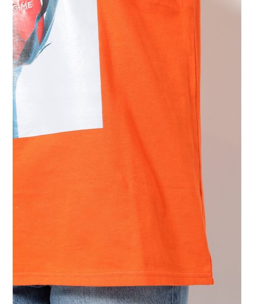 jouetie（ジュエティ）の「カラーフォトロゴBIG T（Tシャツ/カットソー・レディース・ブラック/オフホワイト/オレンジ・MEDIUM）」の10枚目の写真