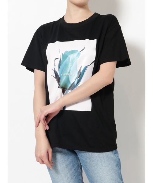 jouetie（ジュエティ）の「カラーフォトロゴBIG T（Tシャツ/カットソー・レディース・ブラック/オフホワイト/オレンジ・MEDIUM）」の17枚目の写真