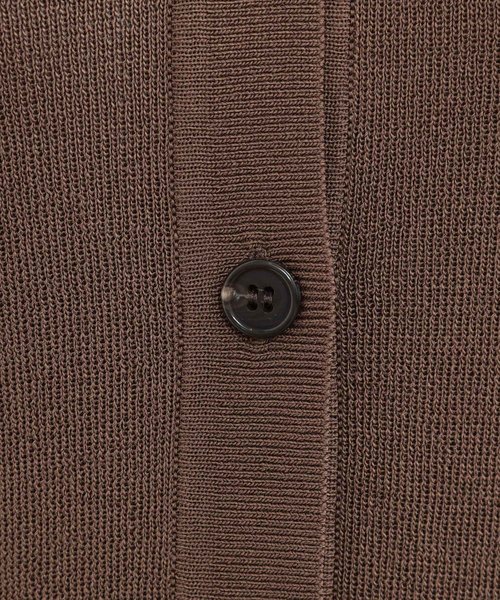 SALON adam et rope'（サロン アダム エ ロペ）の「UVケアハーフスリーブカーディガン（カーディガン/ボレロ・レディース・ダークブラウン/ブラック/パープル系その他2・FREE）」の12枚目の写真