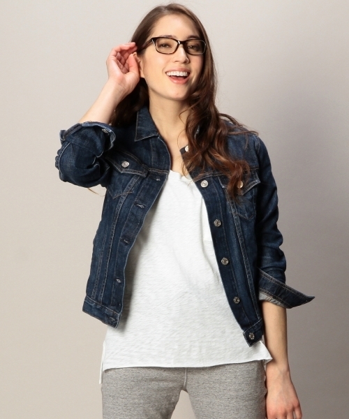 BEAUTY&YOUTH UNITED ARROWS(ビューティーアンドユースユナイテッドアローズ)の「BY rag&bone THE JEAN JACKET Ψ (デニムジャケット・レディース・ネイビー・SMALL)」の1枚目の写真