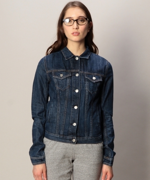 BEAUTY&YOUTH UNITED ARROWS(ビューティーアンドユースユナイテッドアローズ)の「BY rag&bone THE JEAN JACKET Ψ (デニムジャケット・レディース・ネイビー・SMALL)」の8枚目の写真
