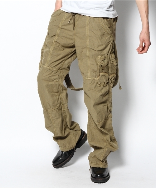 goa（ゴア）の「硫化メッシュドリブパンツ（カーゴパンツ・メンズ・モカ/ベージュ/カーキ/カモフラージュ・FREE）」の3枚目の写真