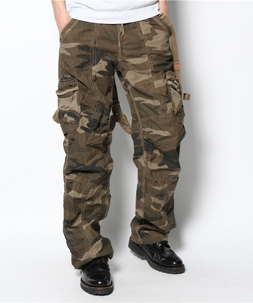 goa（ゴア）の「硫化メッシュドリブパンツ（カーゴパンツ・メンズ・モカ/ベージュ/カーキ/カモフラージュ・FREE）」の4枚目の写真
